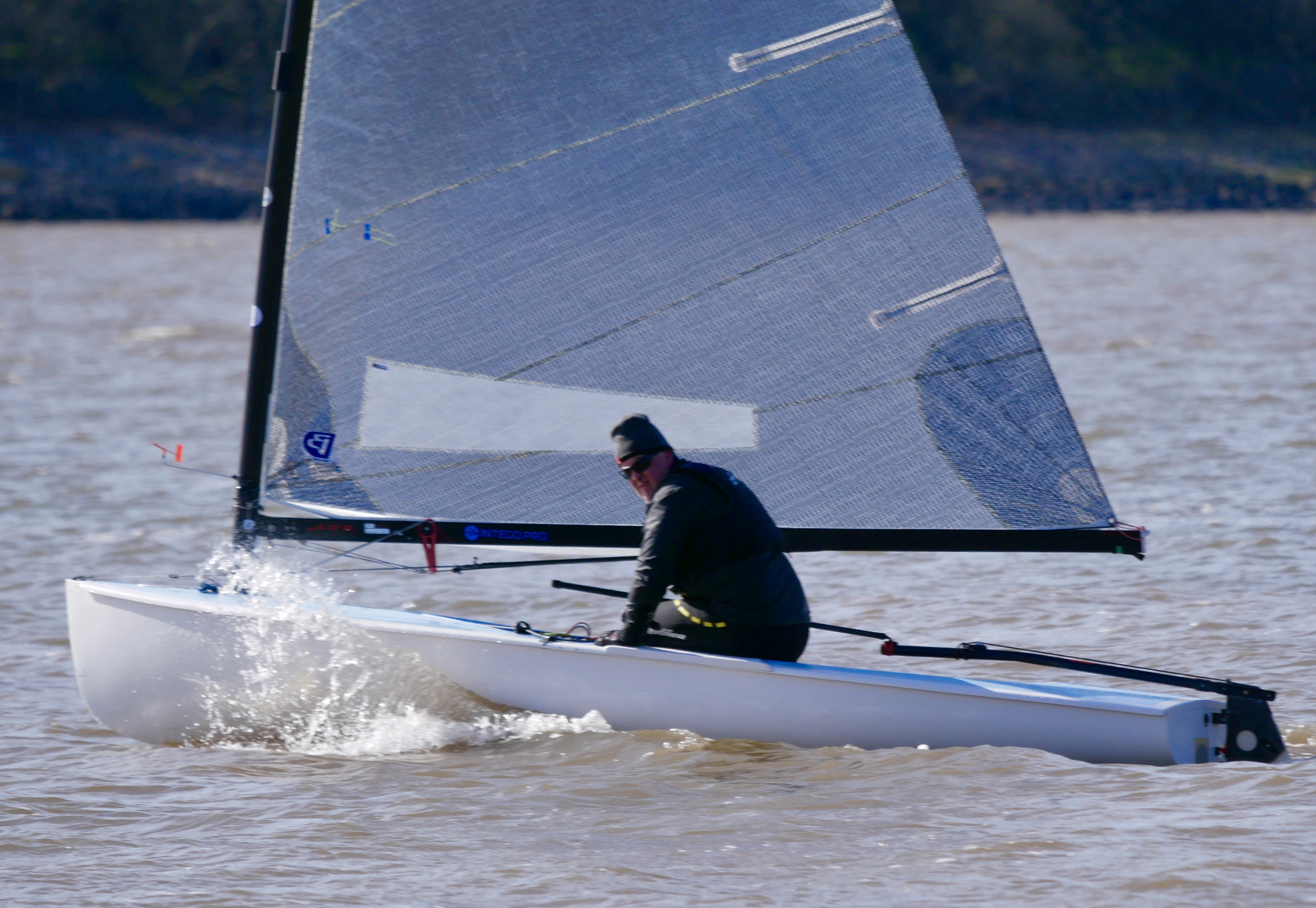 Stewart Mitchell, overall winner of the Easter series going well (4) and watching the time to make a perfect start