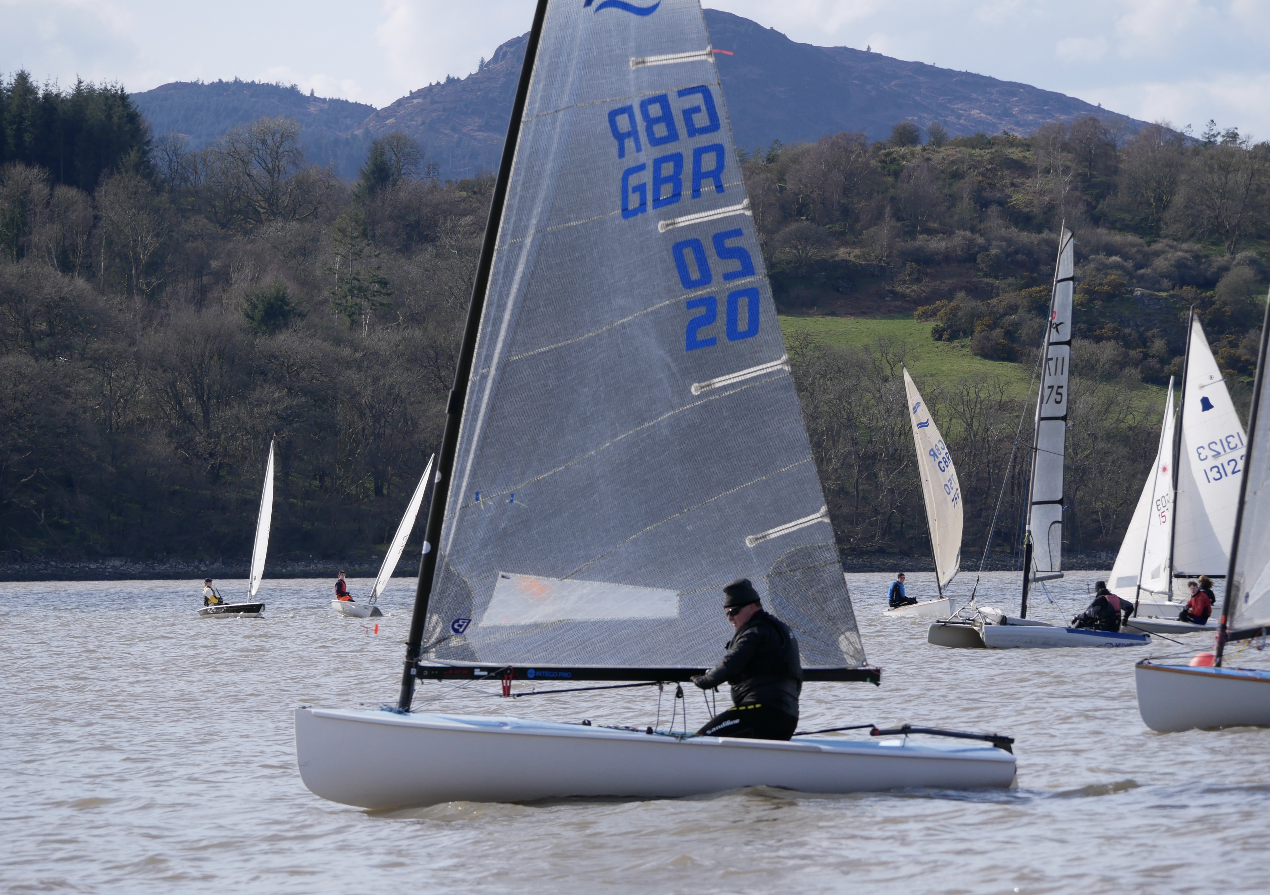 Stewart Mitchell, overall winner of the Easter series going well (4) and watching the time to make a perfect start